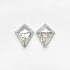 0.76cttw 2pc 6.21x5.00x1.93mm 6.22x4.99x1.92mm Kite Rosecut Matching Pair 20951-36