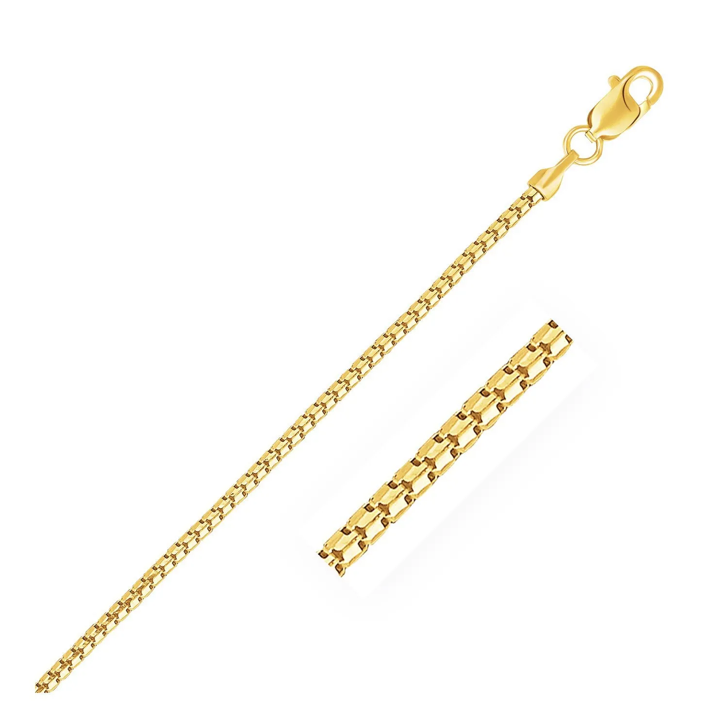 14k Yellow Gold Ice Chain 1.3mm-rx37430-18