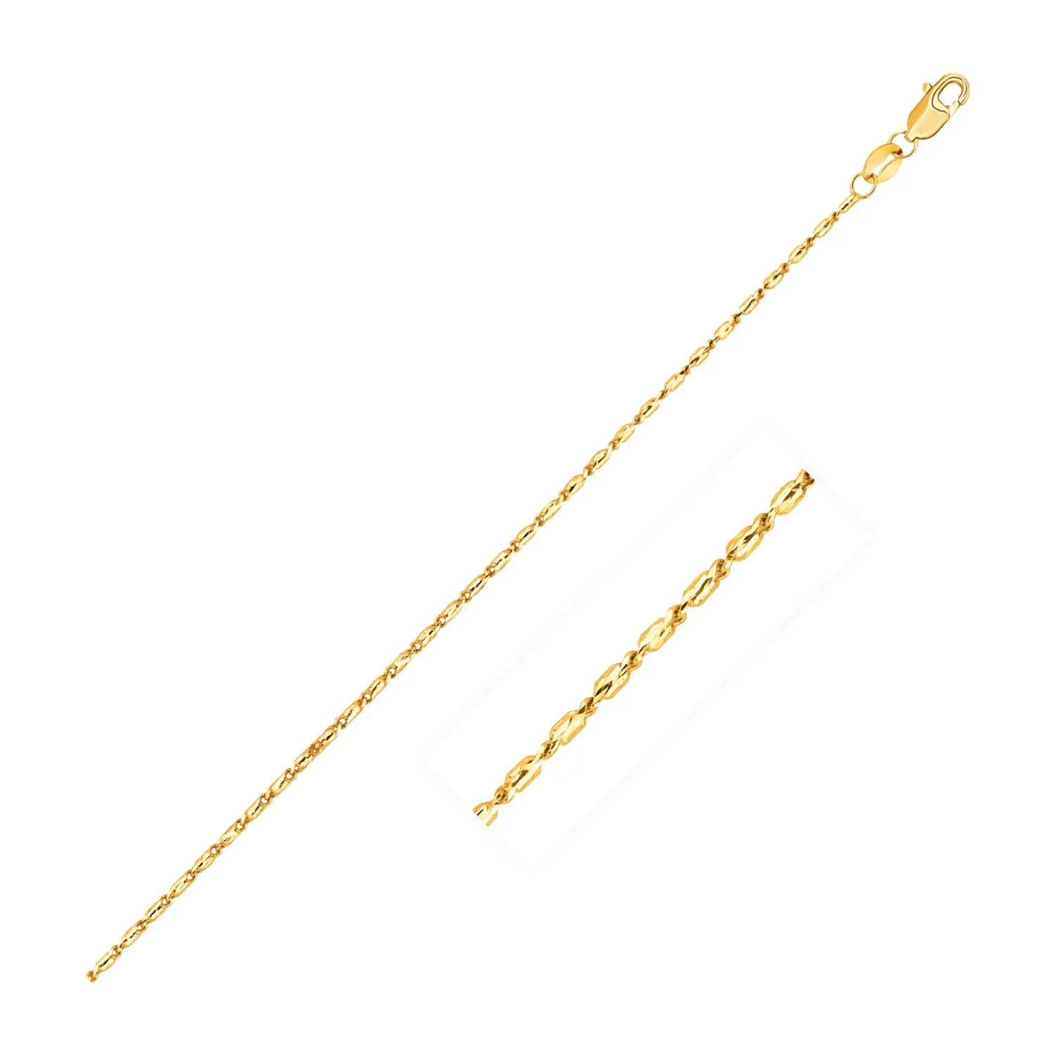 14k Yellow Gold Lumina Pendant Chain 0.9mm-rx62049-18