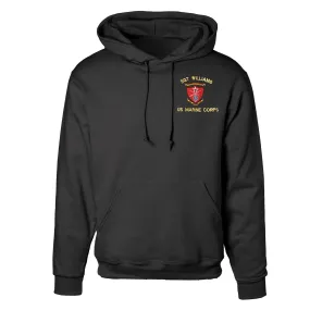 1st Battalion 5th Marines Embroidered Hoodie