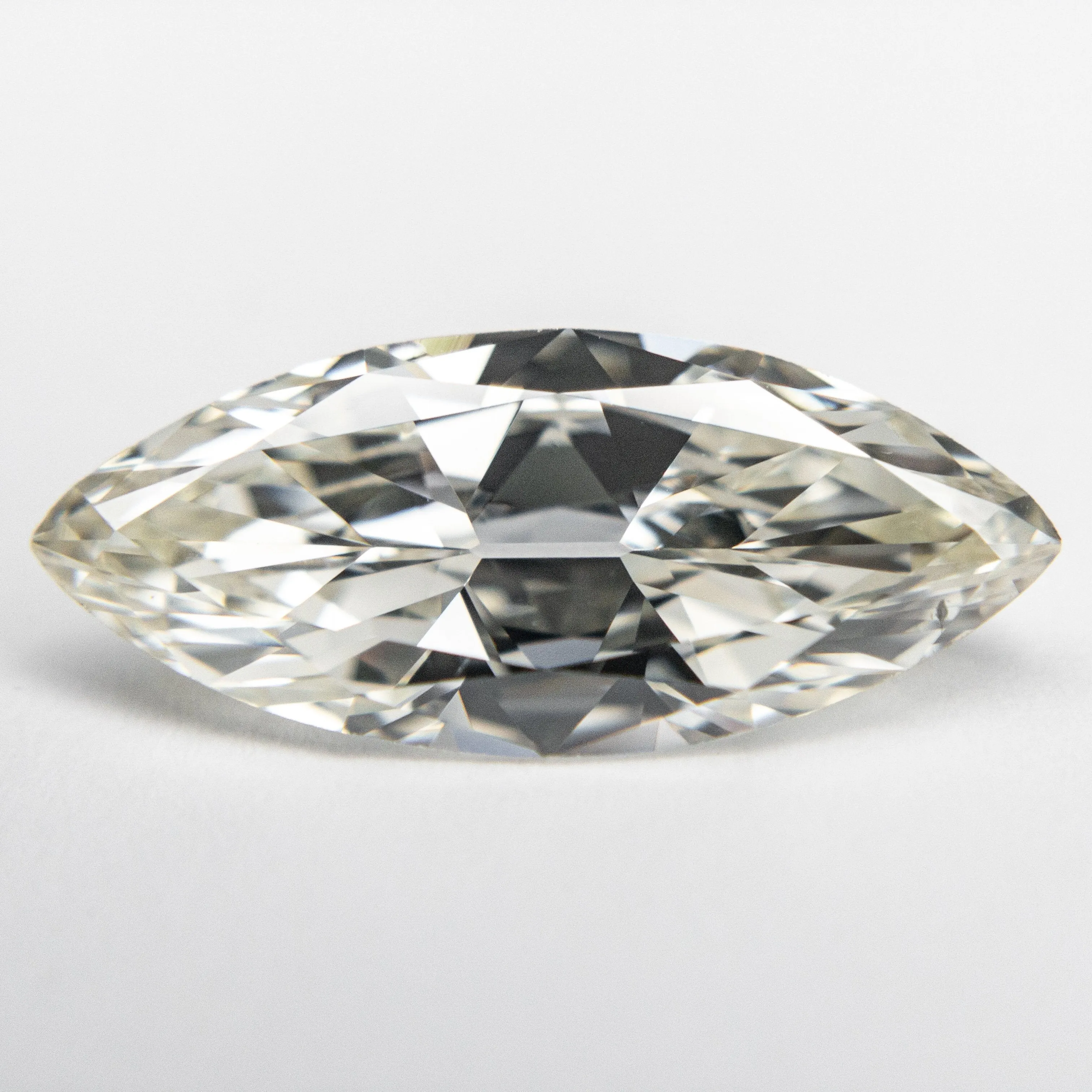 3.10ct 16.93x7.24x4.15mm GIA VS2 M Antique Marquise Brilliant Cut 18618-01