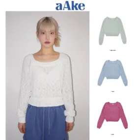 AAKE  |Street Style V-neck & Crew neck