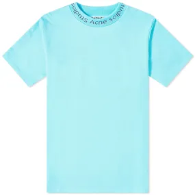 Acne Studios Navid Logo TeeLight Turquoise