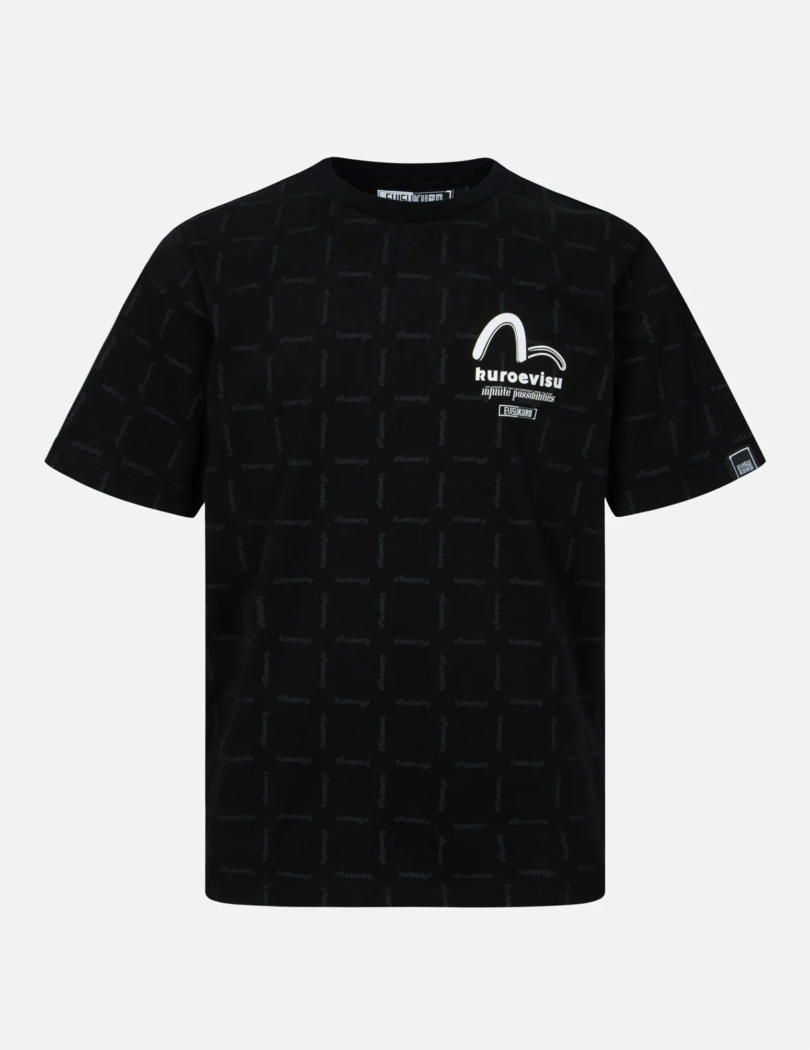 Allover Logo Print Regular Fit T-shirt