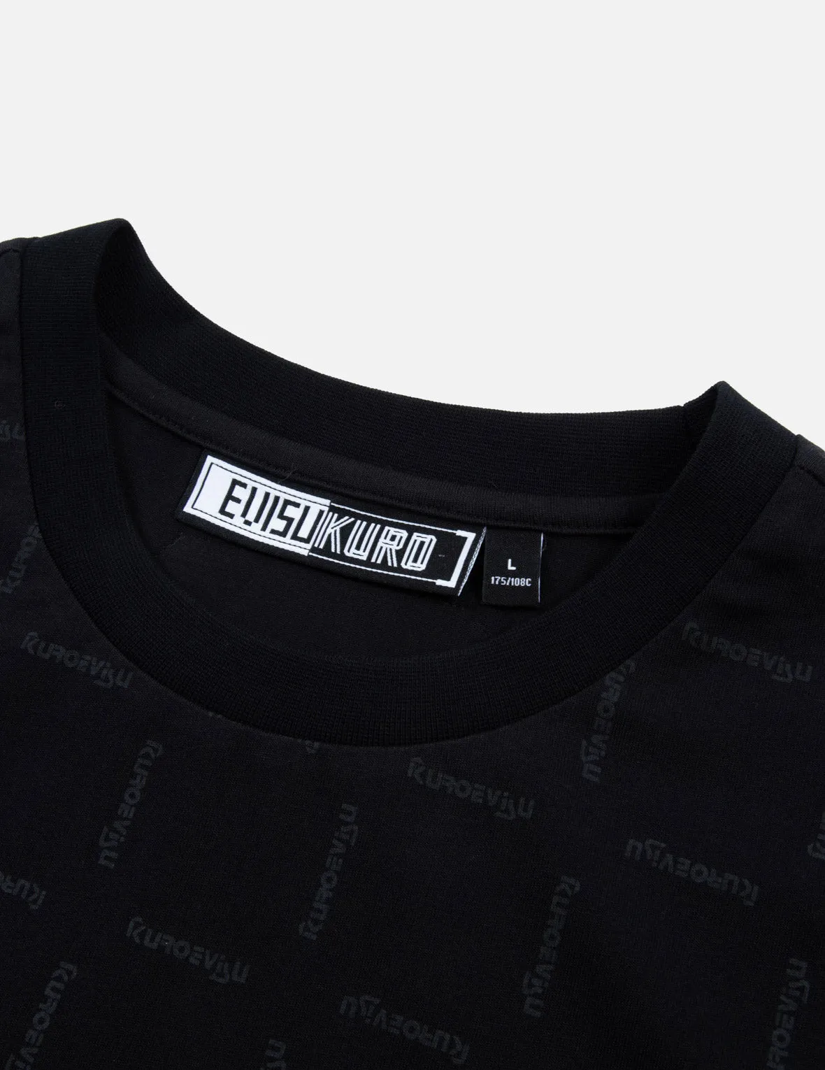 Allover Logo Print Regular Fit T-shirt