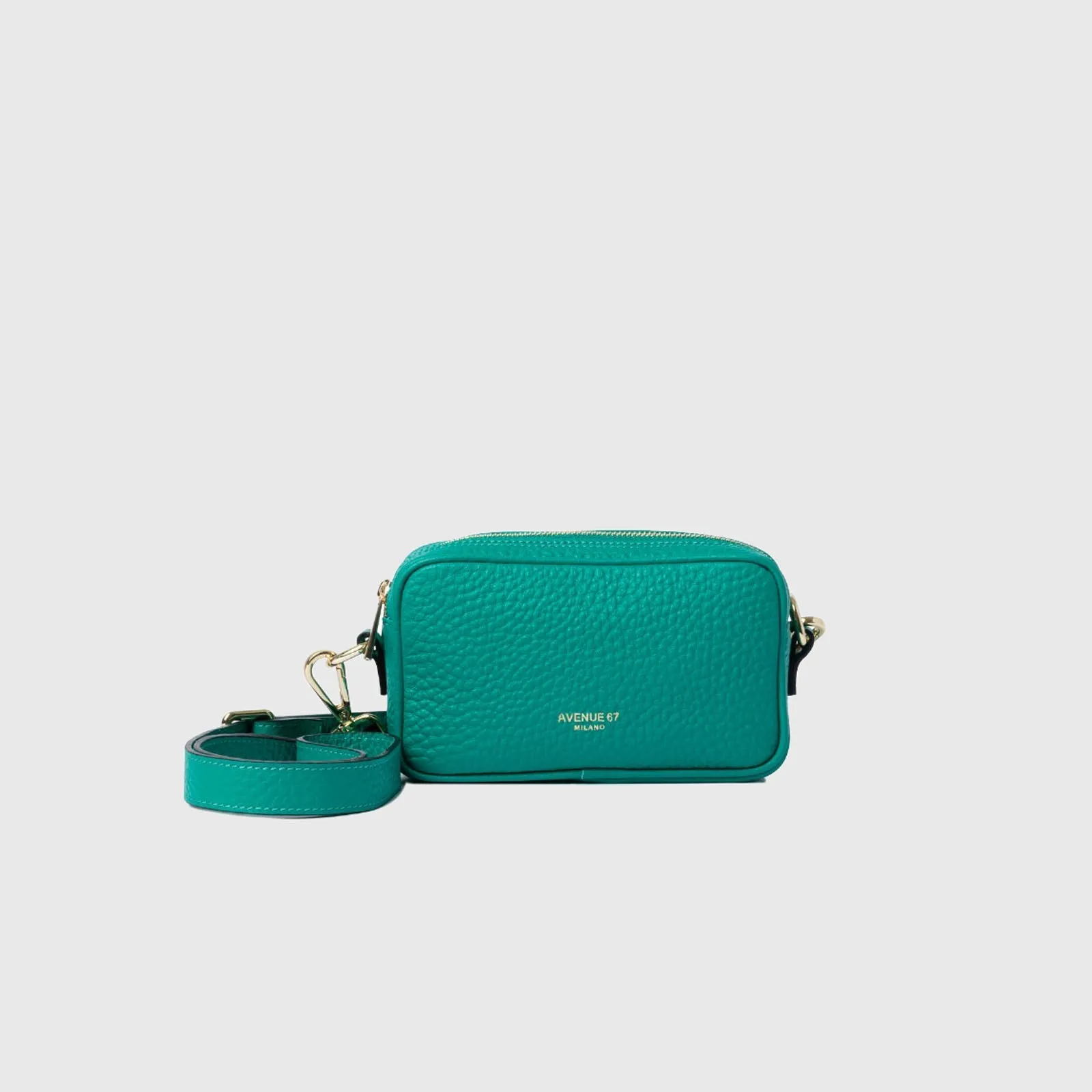 Avenue 67 Borsa Gabrielle Pelle Verde Smeraldo