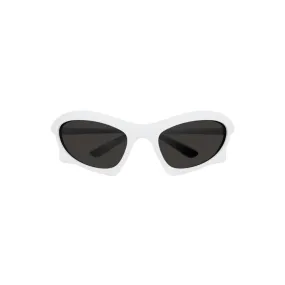 Balenciaga Sunglass Man White Grey BB0229S-004