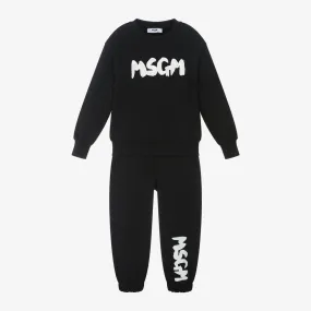 Black Cotton Tracksuit