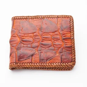 Brown Hardcore Tail Crocodile Wallet