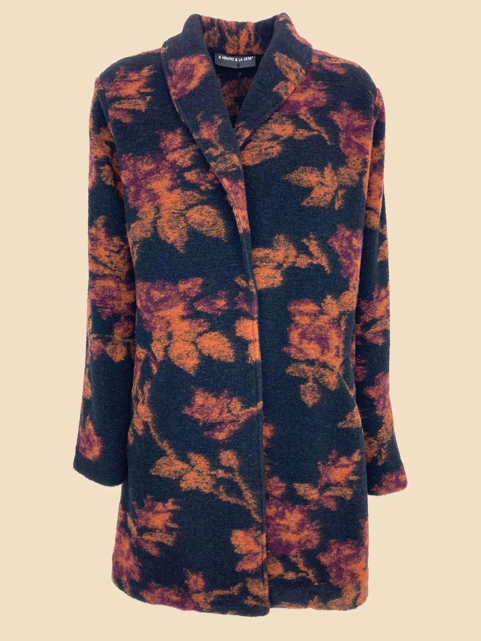 CAPPOTTO DONNA IN FANTASIA MISTO LANA