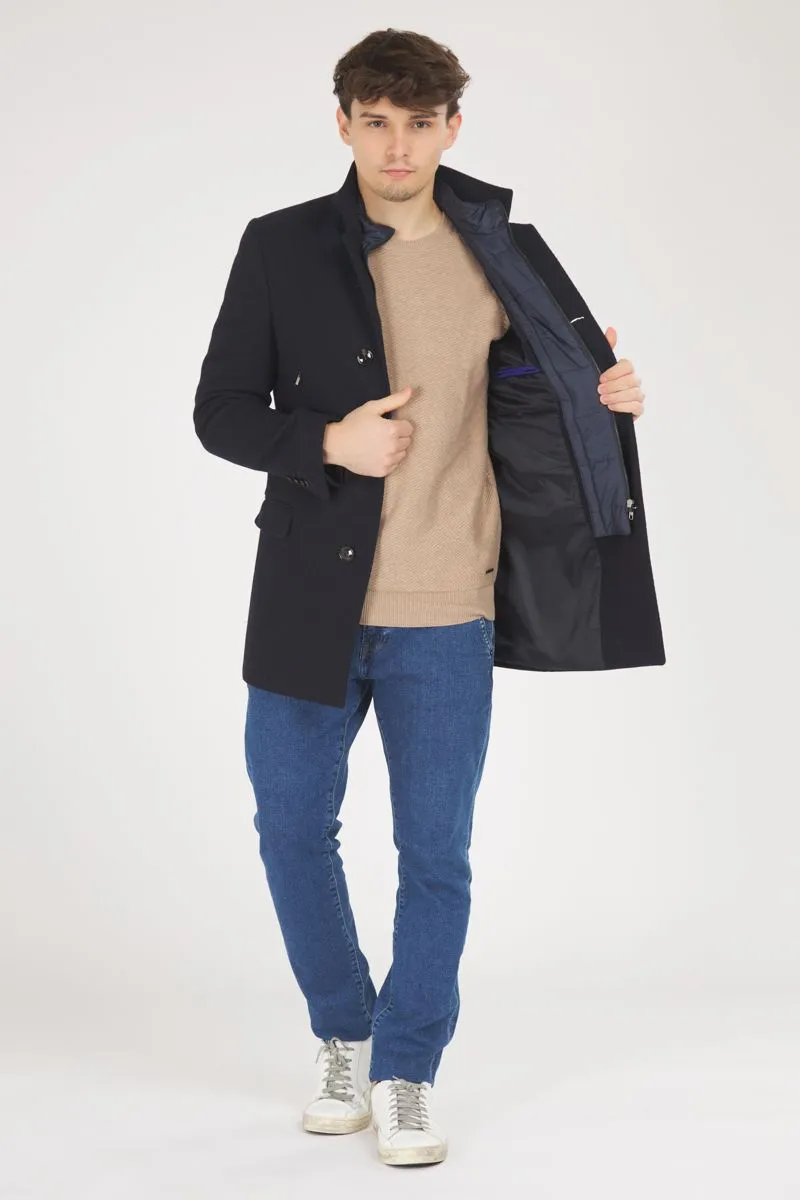 Cappotto Uomo Blu