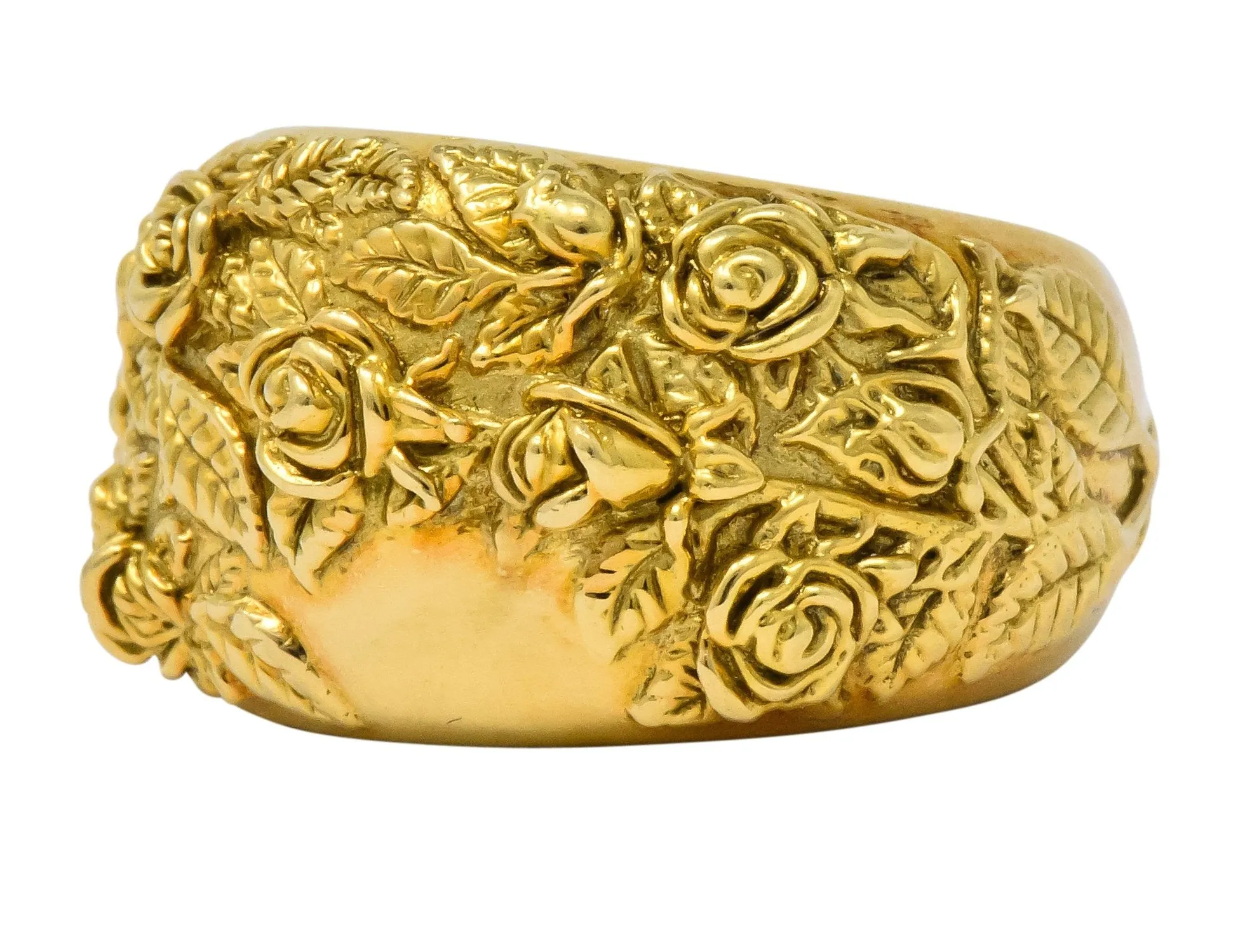 Carrera Y Carrera 18 Karat Gold Garden Of Roses Ring