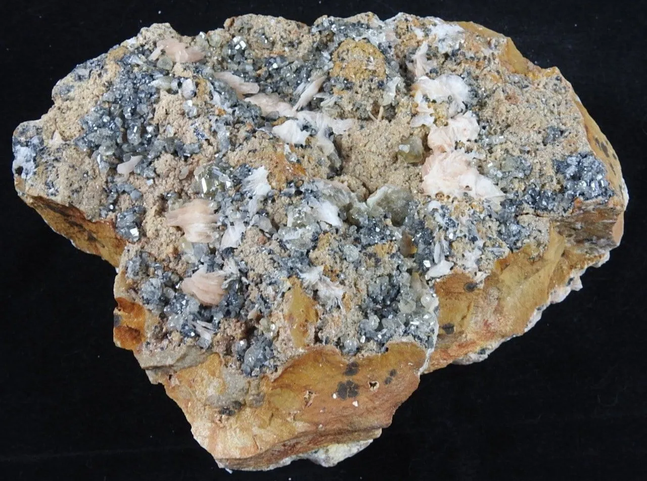 Cerussite, Galena, & Barite Specimen