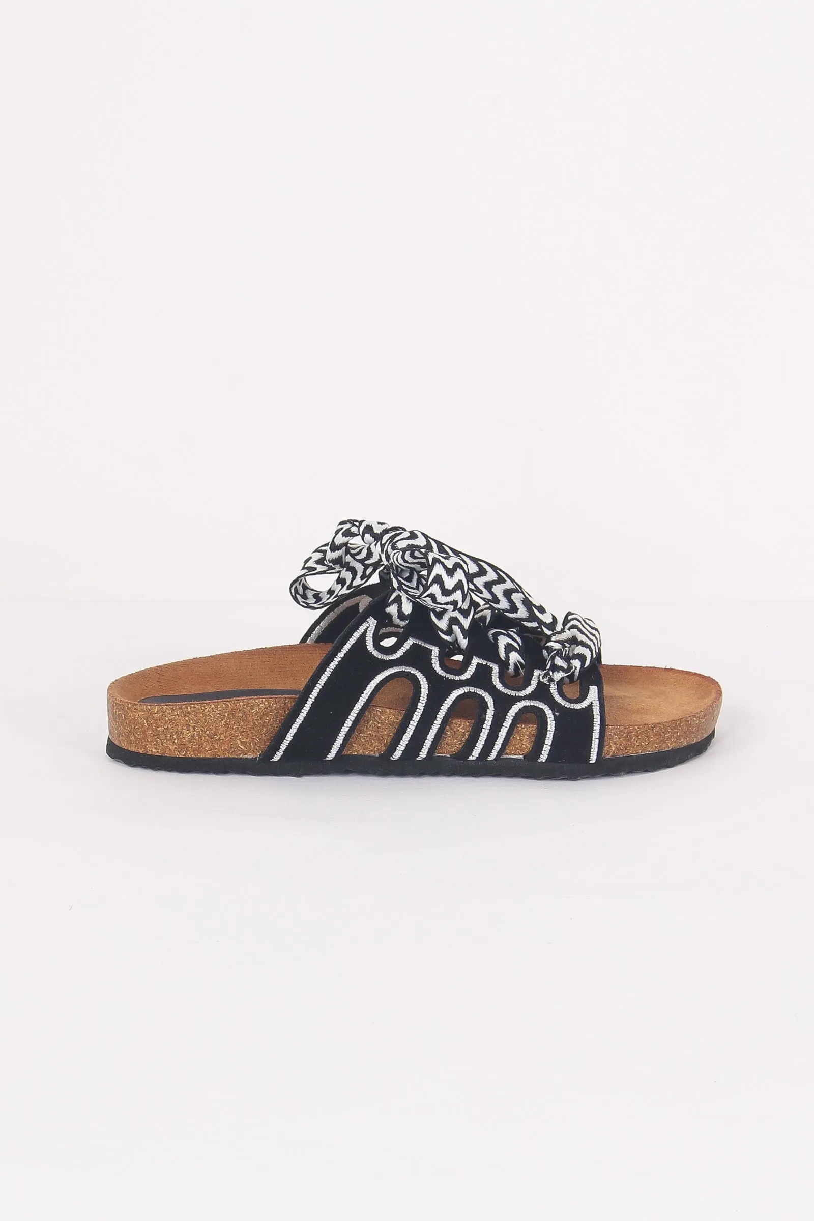 Ciabatta Laccio Optical Nero