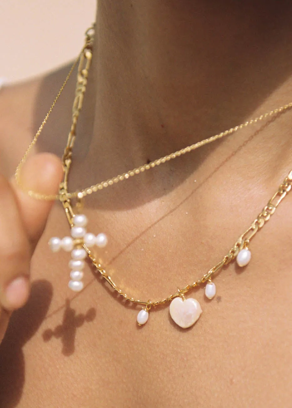 Colgante Pearly Cross