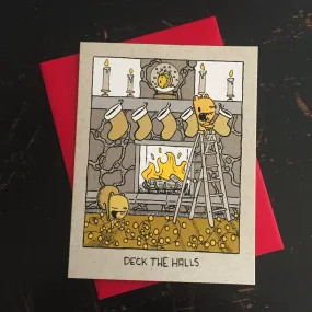 Deck the Halls Card