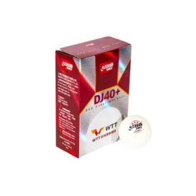 DHS DJ40+ 3 star WTT 6PK T.T Ball [White] ITTF