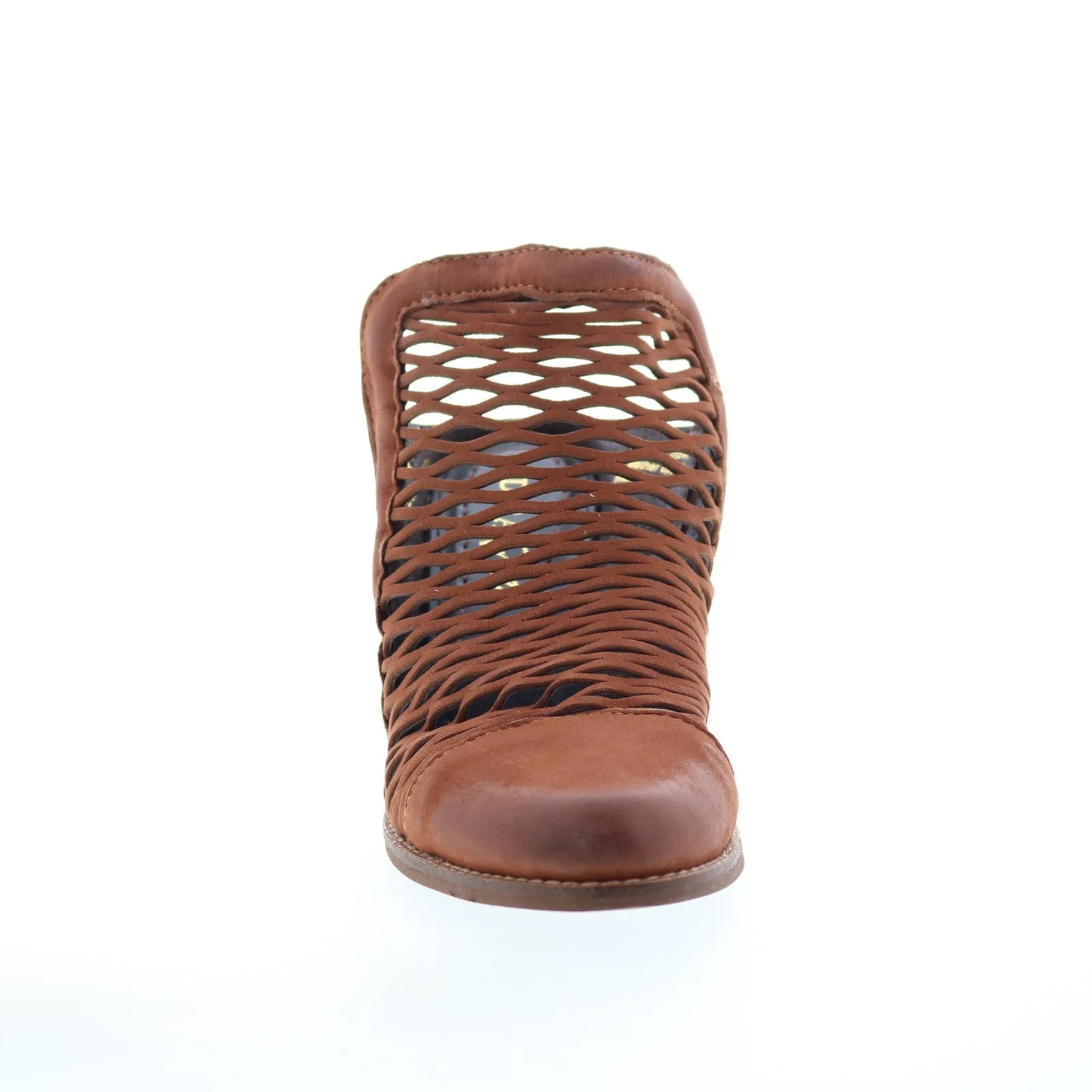 Diba True Landing Crew 23523 Womens Brown Leather Heeled Sandals Shoes
