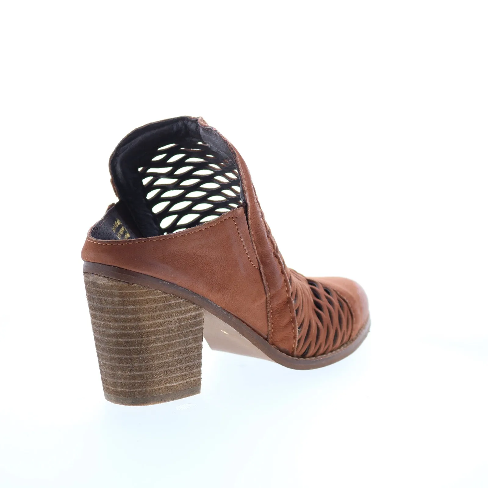 Diba True Landing Crew 23523 Womens Brown Leather Heeled Sandals Shoes