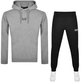 EA7 Emporio Armani Logo Tracksuit Grey