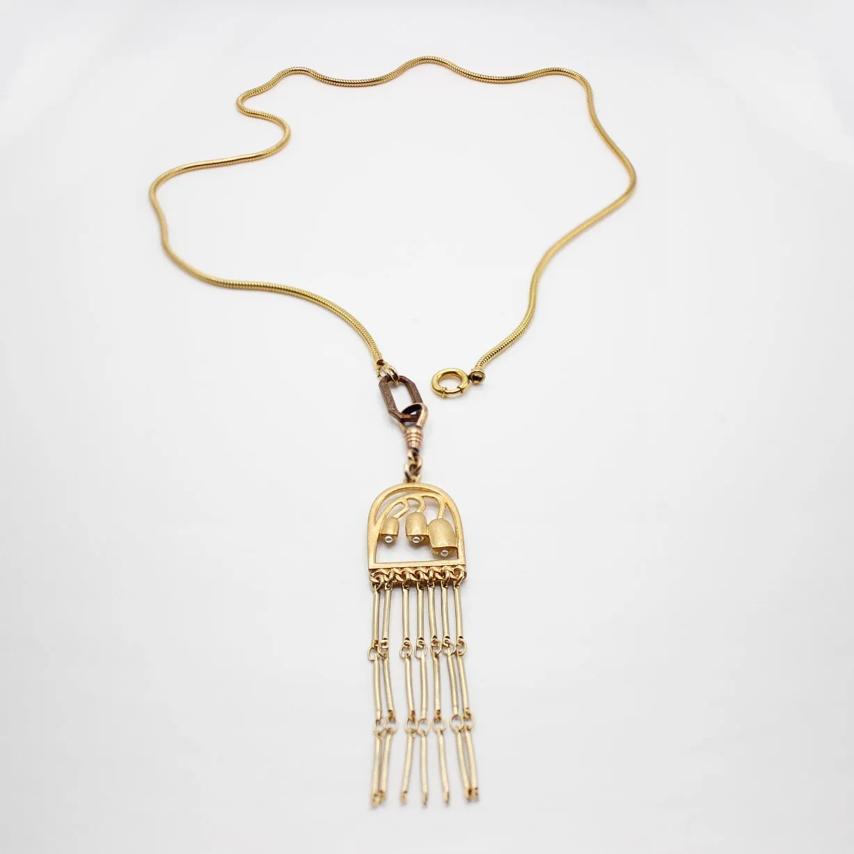 ELIZABETH Lily of the Valley Removable Pendant Necklace
