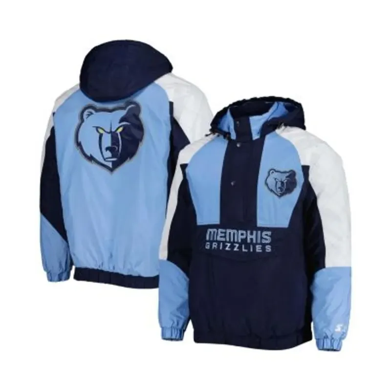 Erik Reilly Memphis Grizzlies Pullover Jacket - William Jacket