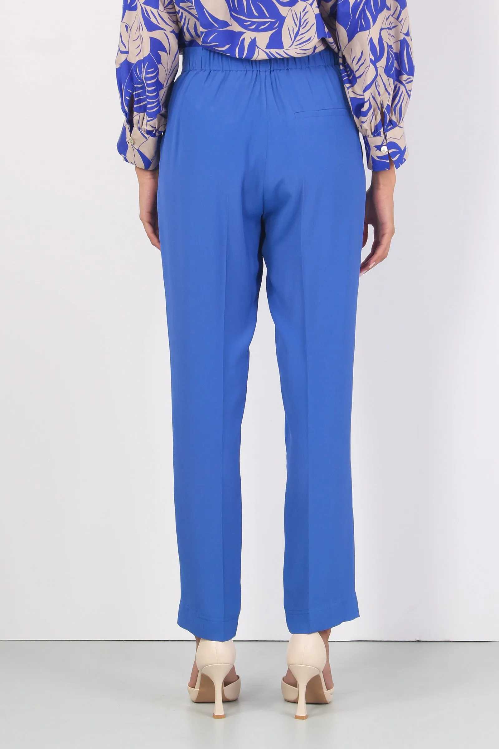 Fine Pantalone Sigaretta Bluette