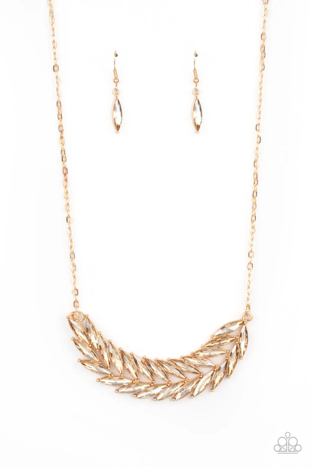Flight of FANCINESS - Gold~ Paparazzi Necklace
