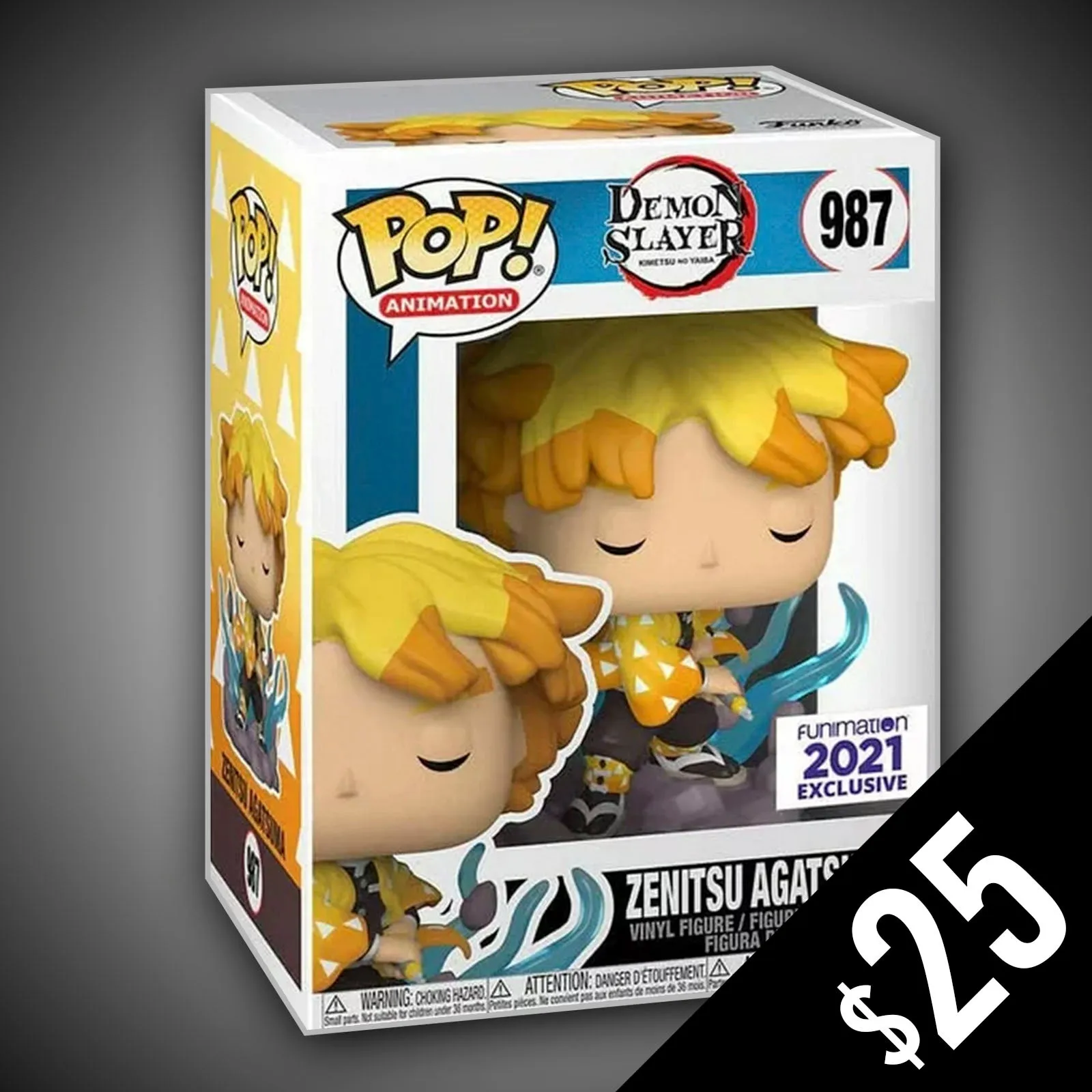 Funko Pop! Anime: Demon Slayer - Zenitsu Agatsuma #987 (Funimation)