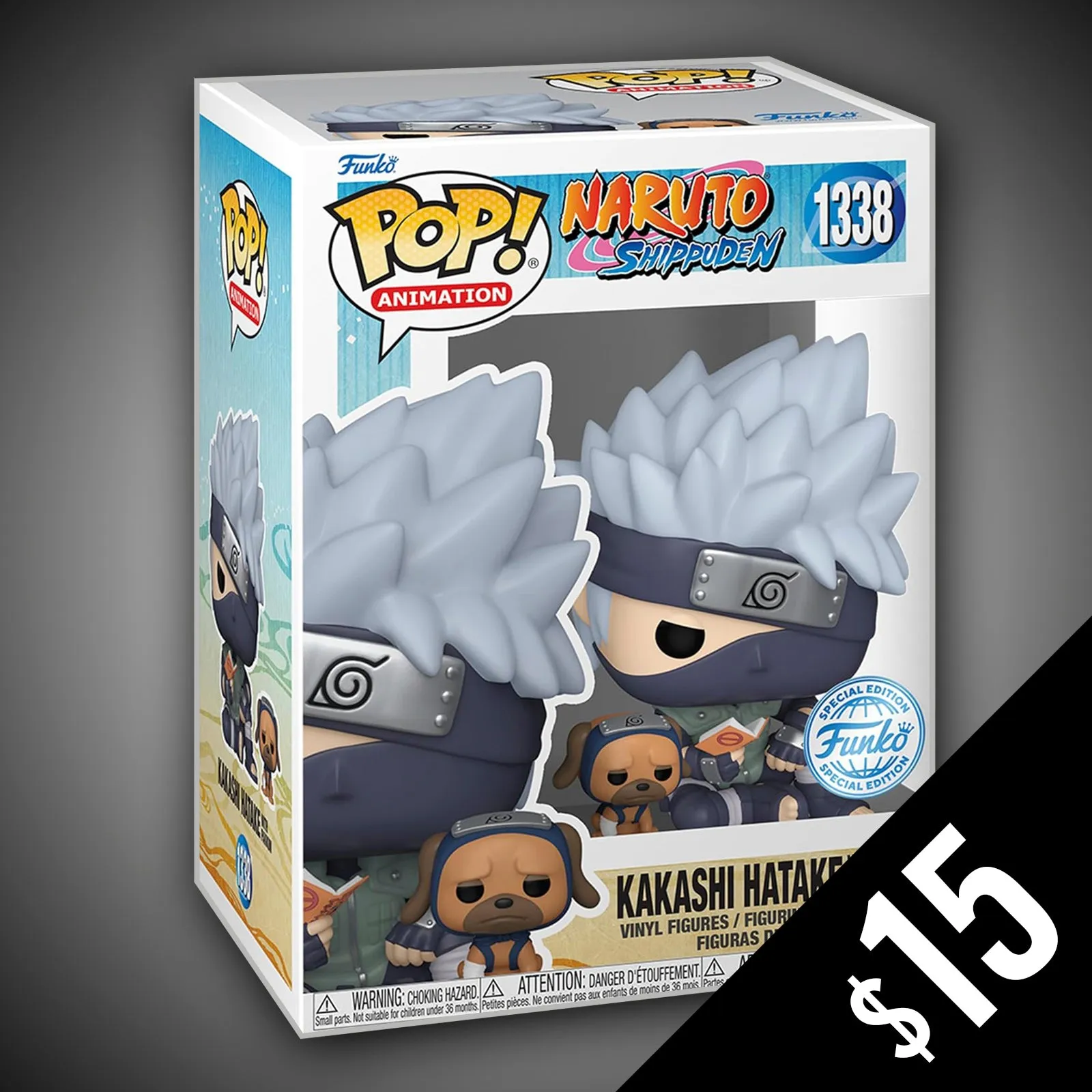 Funko Pop! Naruto: Kakashi Hatake with Pakkun #1338