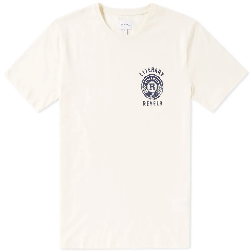 GANT Literary Rebels TeeEcru
