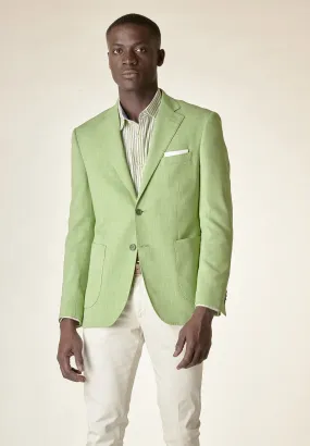 Giacca verde chiaro armatura custom fit