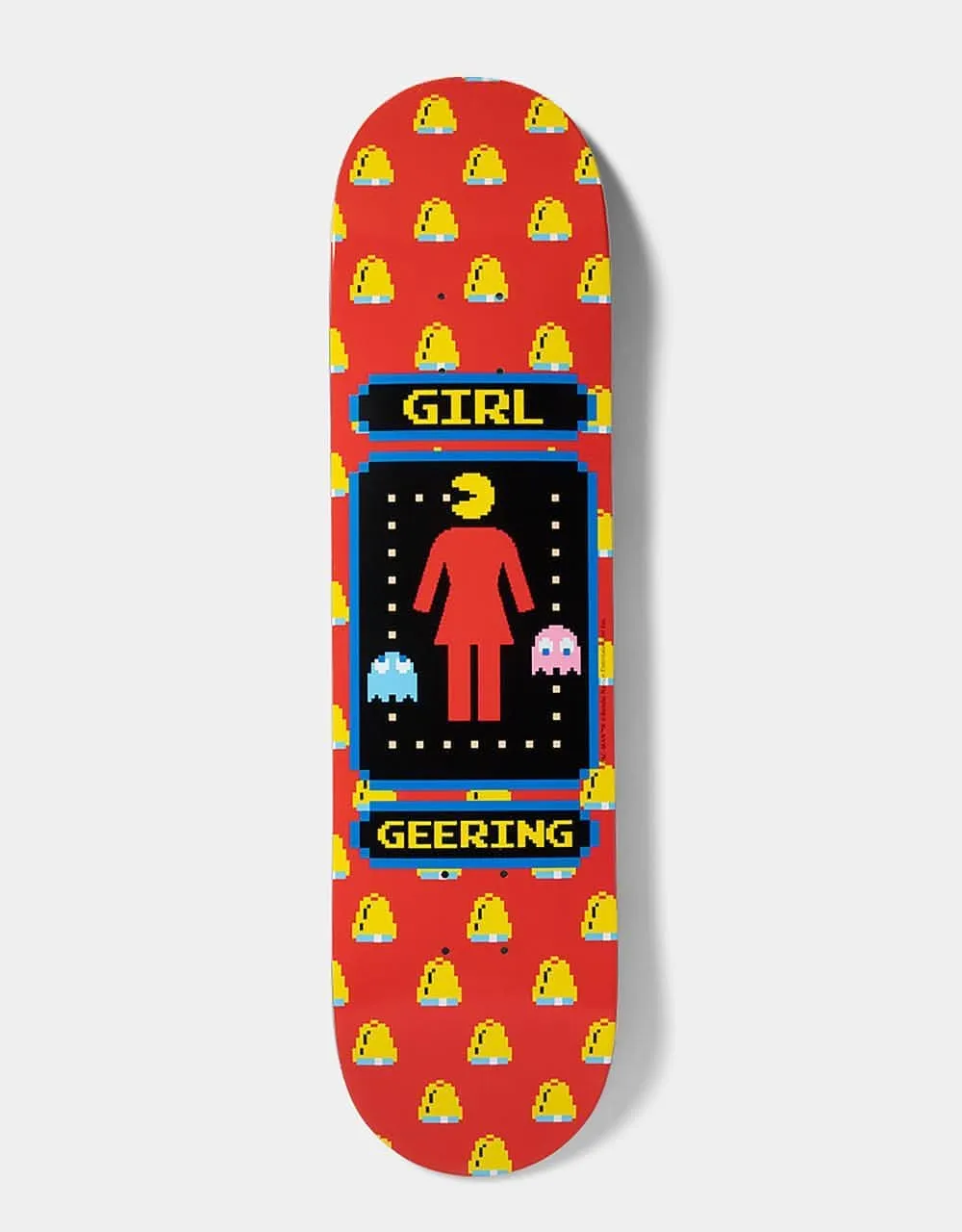 Girl x Pac-Man Geering G033 Skateboard Deck - 8.5