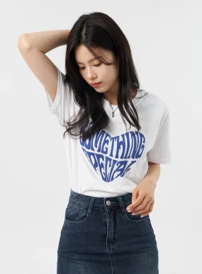 Graphic Heart Tee OU307