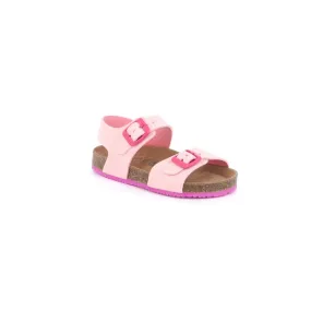 Grunland META SB1329 Sandali Bambina Doppia Fascia Fuxia