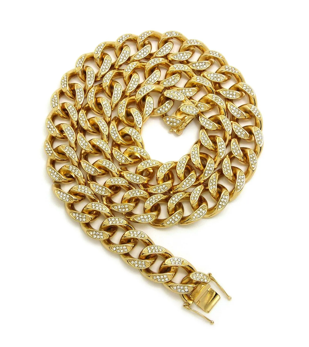 Iced Out Cuban Link Chain (8mm)
