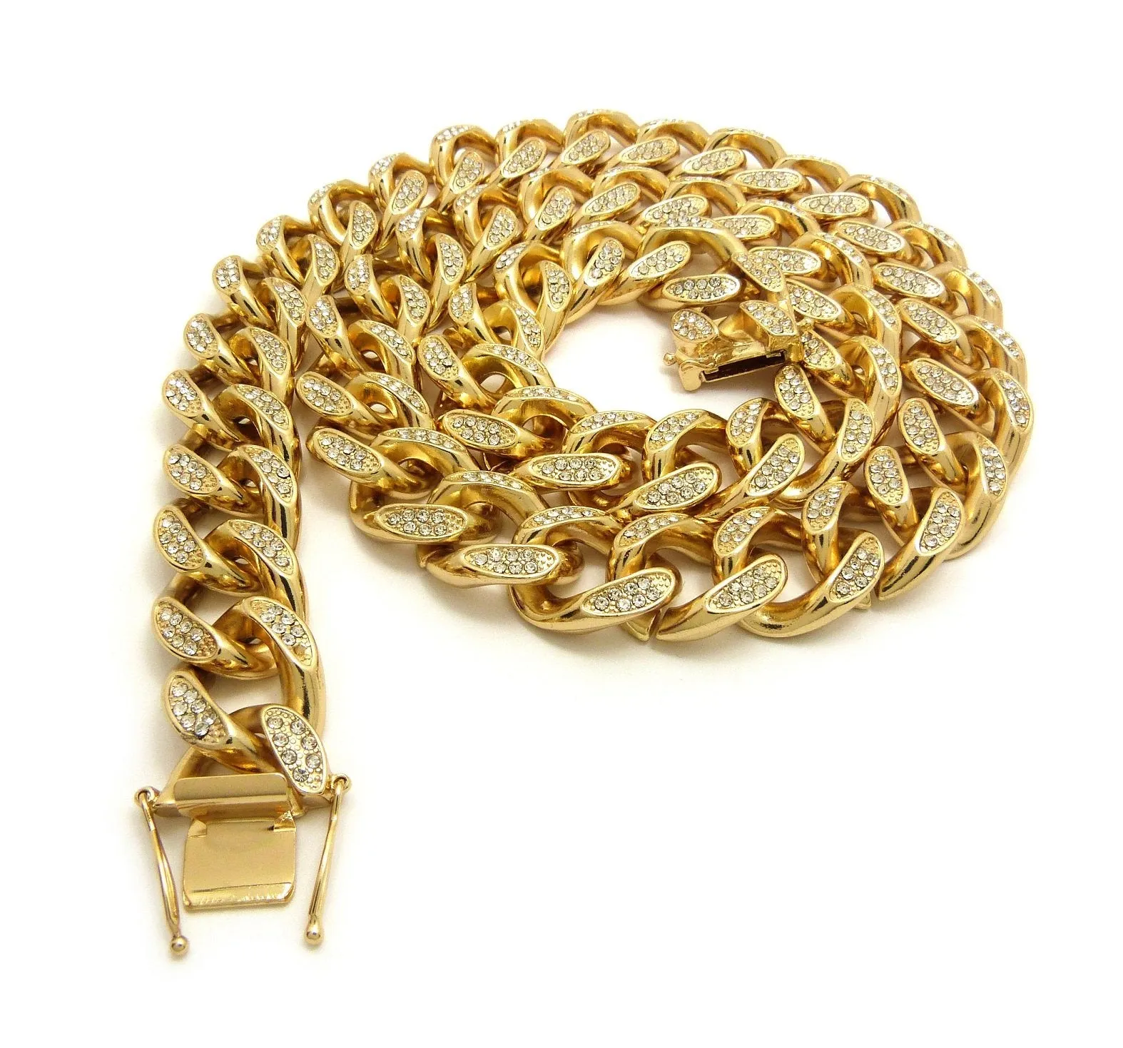 Iced Out Cuban Link Chain (8mm)