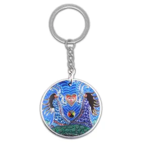 Leah Dorion Breath of Life Metallic Key Chain