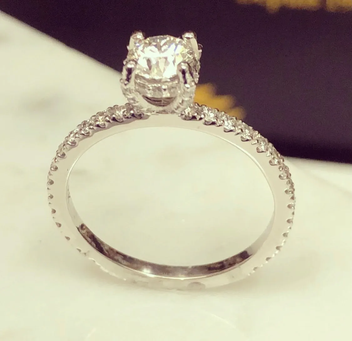 Lilianna diamond engagement ring DER002