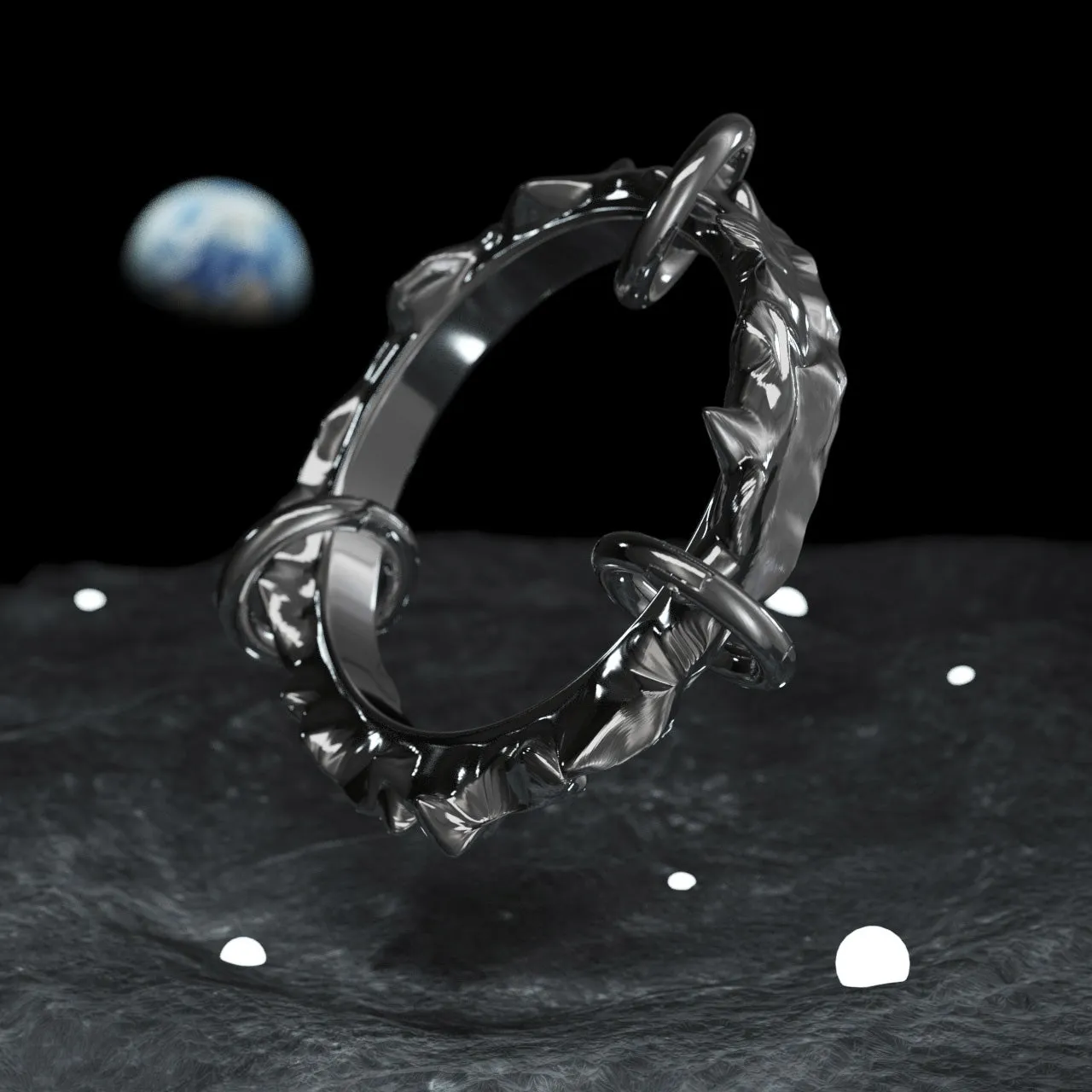 Lurs Irregular texture ring