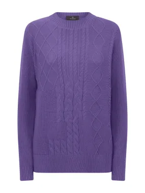 Maglia girocollo in filato Super Soft - Passion Flower