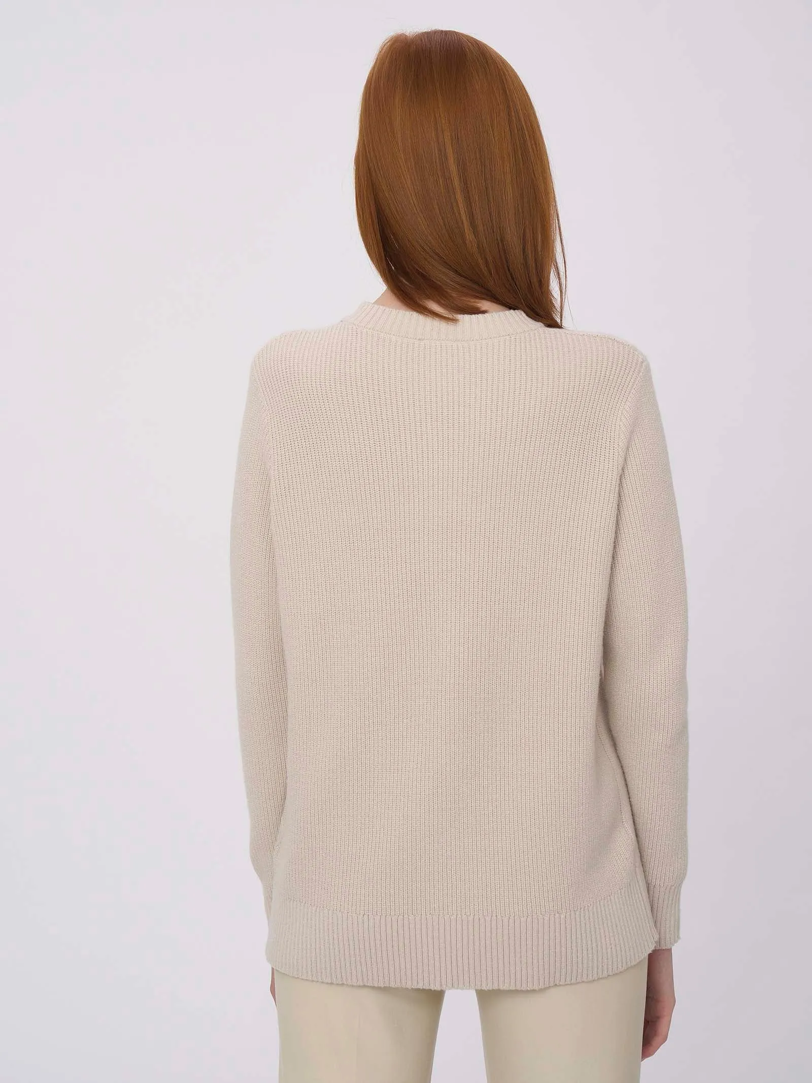 Maglia girocollo in filato Super Soft - Passion Flower