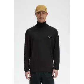 Maglione a collo alto uomo Verde