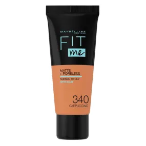 Maybelline Fit Me Fond De Teint Matte & Poreless 340 Cappuccino