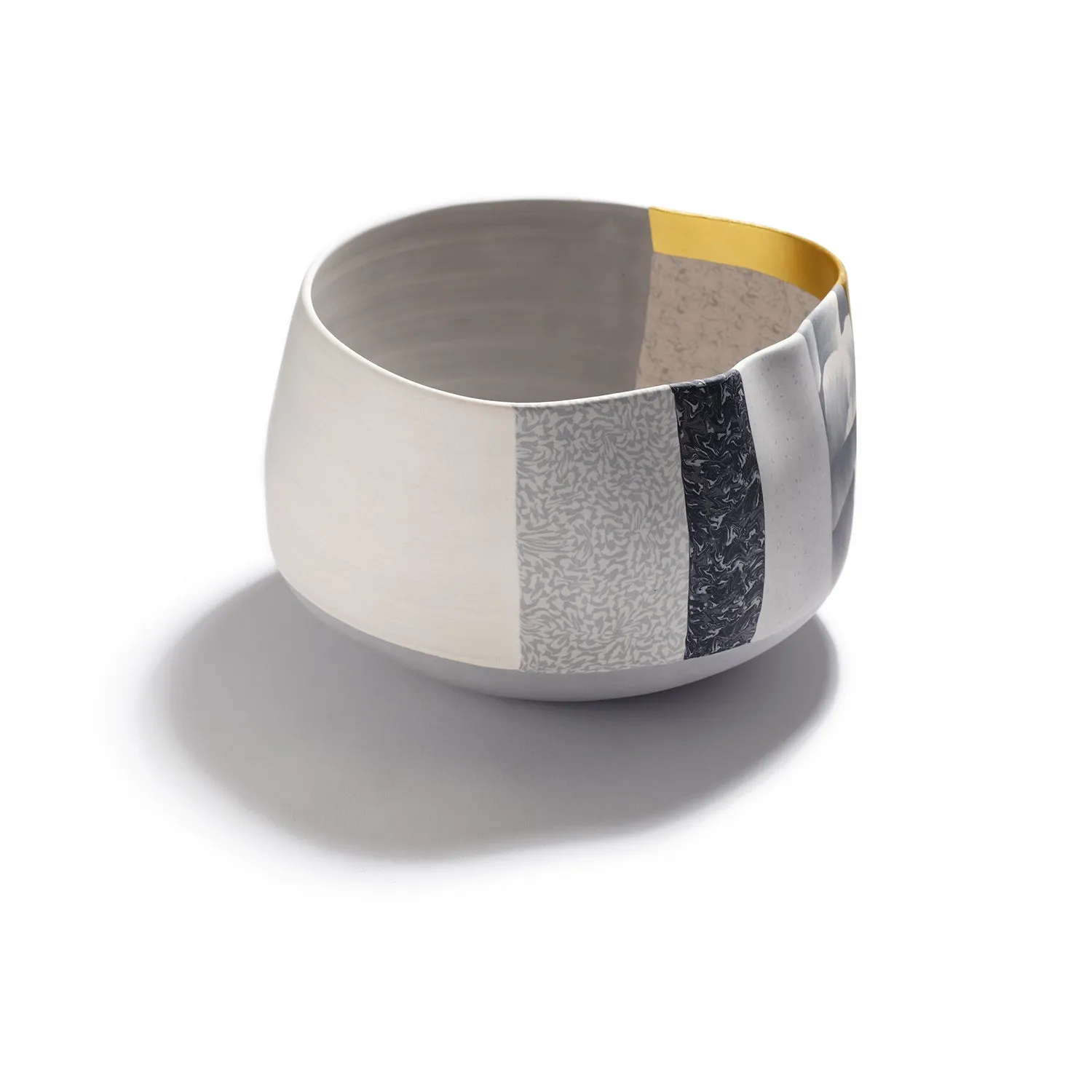 Medium Bowl with Gold Leaf II
