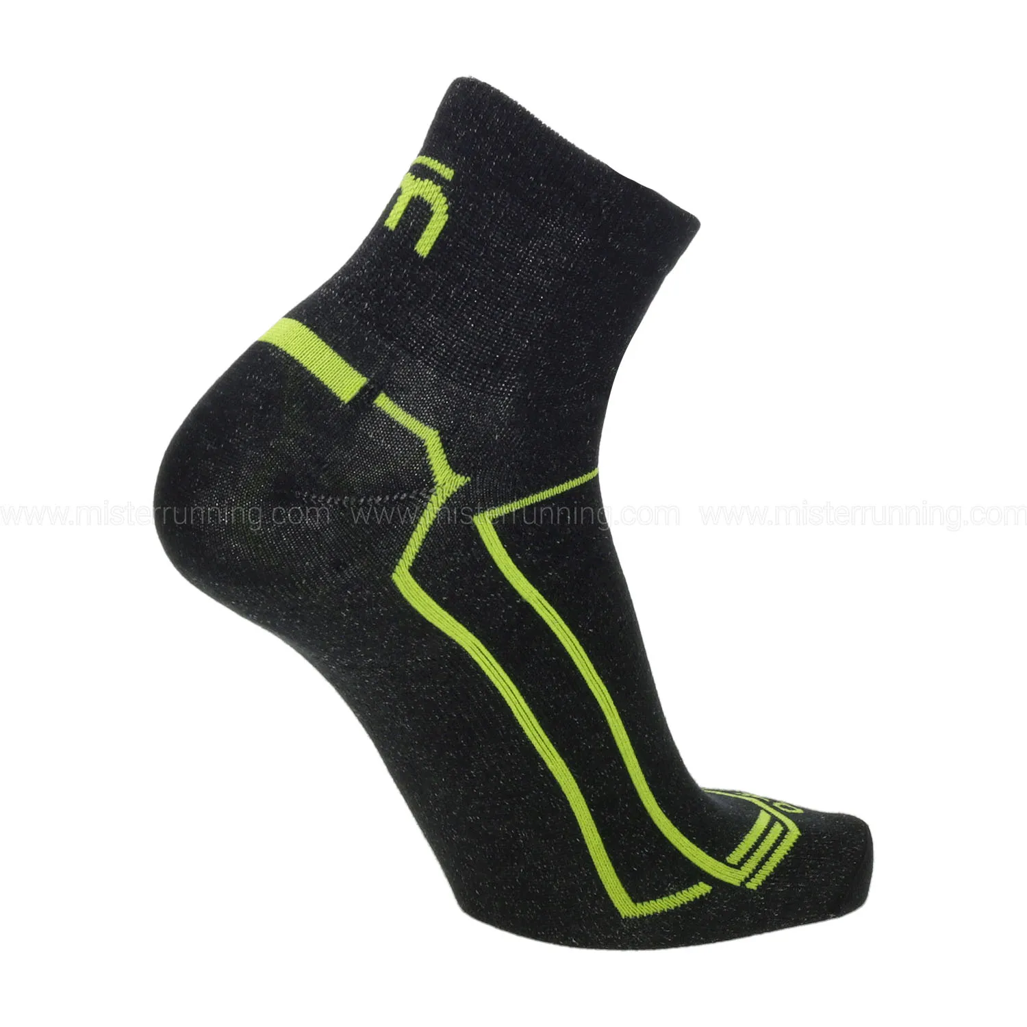 Mico Odor Zero Outlast Light Weight Calze  Nero/Giallo Fluo