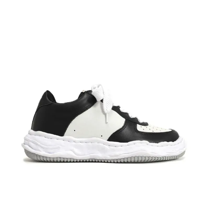     Mihara Yasuhiro   Wayne Leather Gel-Infused Low-Top Skate Shoes