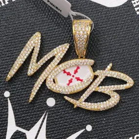 MOB CZ Hip Hop Bling Bling Pendant