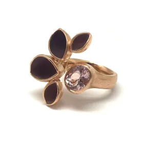 Morganite Rose Gold Ring