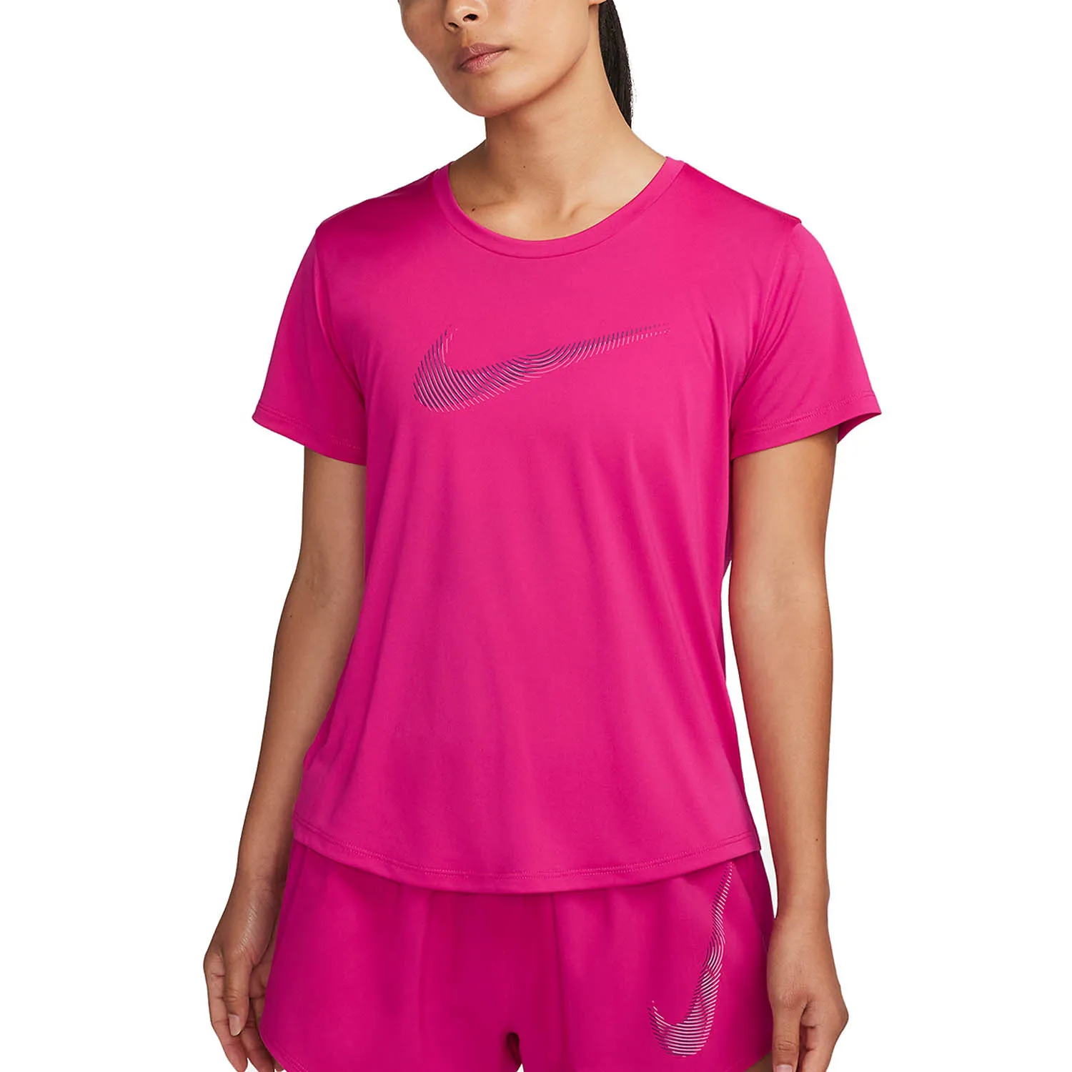 Nike Dri-FIT Swoosh Maglietta  Fireberry